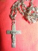 CRUCIFIX  ARGINTAT VECHI ,cu LANT