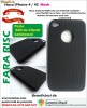 Husa iPhone 4 / 4S Mesh Neagra Case material dur Calitate excelenta