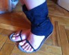 Sandale dama de blugi, SUPER!!