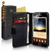 Husa tip carte neagra pentru telefon Samsung Galaxy Note N7000 (I9220)