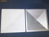 ANEMOSTAT PATRAT 4 DIRECTII , GRILA DE VENTILATIE, METALIC