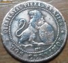 Spania coloniala in Am de Sud 2 centimos/gramos 1870 cupru patina