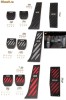***** Set complet NEGRU  :  PEDALE + FOOT REST BMW   /// M  type *****    e46 e39 e90 e91 e92 e87