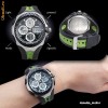 Ceas OHSEN CASUAL!AFISAJ ANALOGIC SI DIGITAL, CU FUNCTIE LED! Black&Green