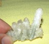 -VAND MINERALE-- CUART TRANSPARENT CU FLOROCALCIT         PIESA  GROZAVA  -= PESTE 30LEI TRANSPORT GRATIS