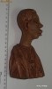 FIGURINA DE COLECTIE DIN LEMN , SCULPTATA , ARTA AFRICANA - UN FRUMOS CADOU