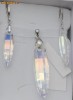 Cercei SWAROVSKI turture transparent