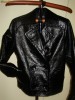 Jacheta/sacou negru cu aspect de scai,NOU,model deosebit,material foarte frumos,mar. S/M