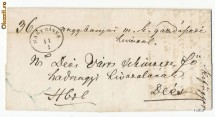RFL 1870 TRANSILVANIA - Scrisoare oficiala circulata Baia Mare - Dej foto