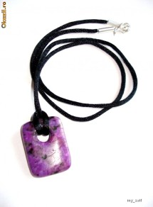 Pandantiv sugilile jasper (unisex)