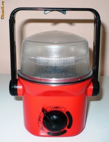 Lampa camping cort foto