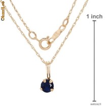 Terrific Lantisor/ Necklace With Genuine Sapphire Beautifully foto
