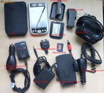PDA Dell Axim x51v, cu GPS Holux GPSlim, iGO Romania foto