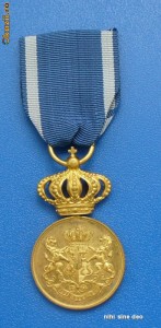 MEDALIA  SERVICIUL CREDINCIOS MODEL 1877  CLASA1 a