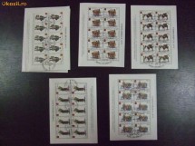 Belgia , 6 blocuri stampilate , calitatea II , 60 euro foto