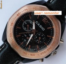 Ceas CASIO, black, cadran lupa, quartz etc. - FOARTE IEFTIN !