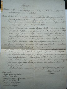 Codicil , Lugoj , 1837 foto