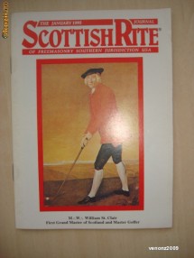 SCOTTISH RITE - THE JANUARY 1995 JOURNAL OF FREEMASONRY SOUTHERN JURISDICTION USA foto
