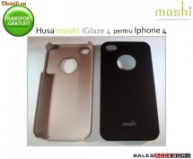 HUSA OEM MOSHI iGLAZE 4 IPHONE 4 - FOLIE INCLUSA  - TRANSPORT GRATUIT foto