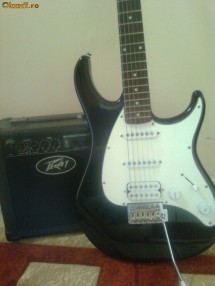 chitara electrica Peavey noua + amp Peavey foto