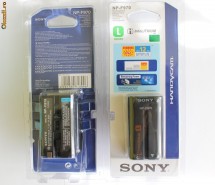 BATERIE ACUMULATOR SONY NP-F970 6600mAh Made in Japan NOUA .