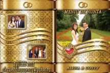 meniu  nunta personalizat foto