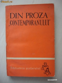 DIN PROZA CONTEMPORANA {Biblioteca scolarului}