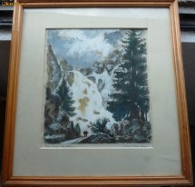 Florica Teisanu Apostoleanu , Cascada Bilea , 1985 , tehnica mixta foto
