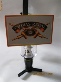 suport, bar, whisky, 50ml, chivas regal, dozator foto