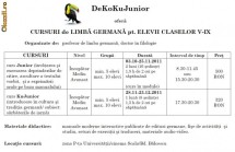 CURSURI de LIMBA GERMANA pt. ELEVII CLASELOR IV-IX foto