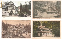 Sinaia-Castelul Foisor si Economatul, lot 4 vederi