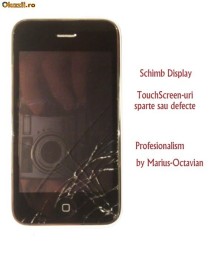 Schimb TOUCH iPhone 4S 4 3GS 3G !! Schimb GEAM / ECRAN / DISPLAY iPhone 4 4s 3G 3GS