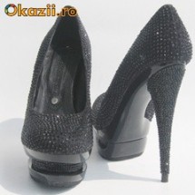 PANTOFI GIANMARCO LORENZI CRYSTALS PE COMANDA!  PTR DETALII INTREBATI PE FORUM! foto