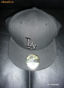 sapca LA rapper 59fifty new culoare negru USA