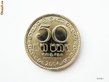 SRI LANKA 50 CENTS 2004 UNC **