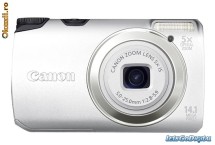 CAMERE FOTO DIGITALE CANON A3200 IS SILVER !! SIGILATE !! 349 RON !!