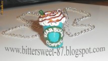 Lantisor starbucks coffee albastru foto