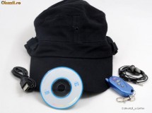 IASI * Sapca cu camera spion, spy, spionaj, cu telecomanda, bluetooth, mp3 player.* Gratuit cu posta foto