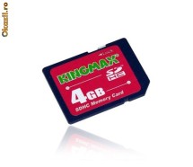 SECURE DIGITAL KINGMAX 4GB CLASS6 foto