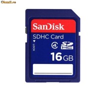 SD MEMORY CARD 16GB SANDISK HIGH CAPACITY Clasa 4 foto