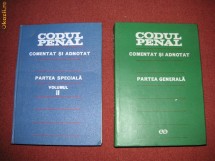CODUL PENAL - COMENTAT SI ADNOTAT - PARTEA GENERALA + PARTEA SPECIALA vol ll foto