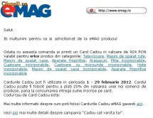 VAND VOUCHER EMAG -924 LEI    ----SUPER OFERTA