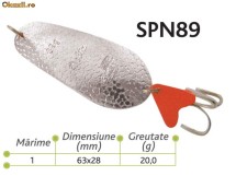 Lingurite oscilante Spn 89 Baracuda 20g foto
