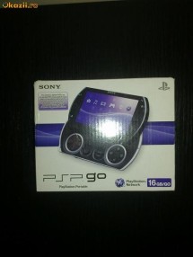 cutie de psp go 16 gb/go sony originala pentru psp-n1004 pb piano black