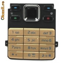 Tastatura Nokia 6300 gold photo Tastatura Nokia 6300 gold