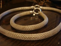SET ARGINT 925 - COLIER SI BRATARA - DEOSEBIT !!!!