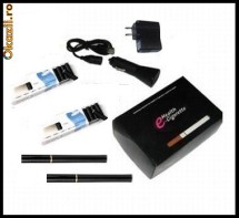 2 TIGARI ELECTRONICE E-HEALTH + 3 INCARCATOARE + 20 REZERVE BONUS - PROMOTIE!!! foto
