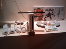 Nintendo Wii Modat + Wii FIt+dancing Mat+Jocuri