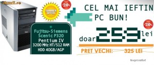 UNITATE / SISTEM PC  / CALCULATOR SECOND  FUJITSU SIEMENS P320- P4 3,2 HT/ 512 DDR/ 40 GB/ TOWER foto