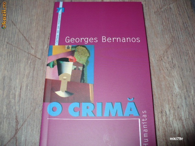O crima - Georges Bernanos foto mare
